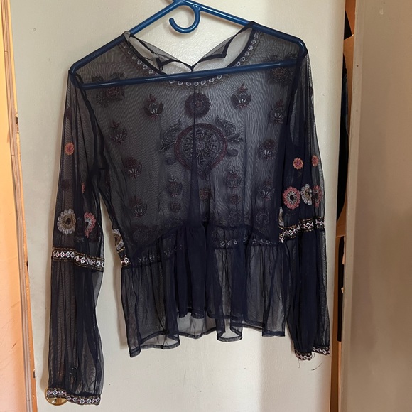 Zara embroidered top - Picture 4 of 4